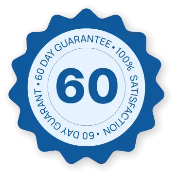 FlowStrong 60-day guarantee seal