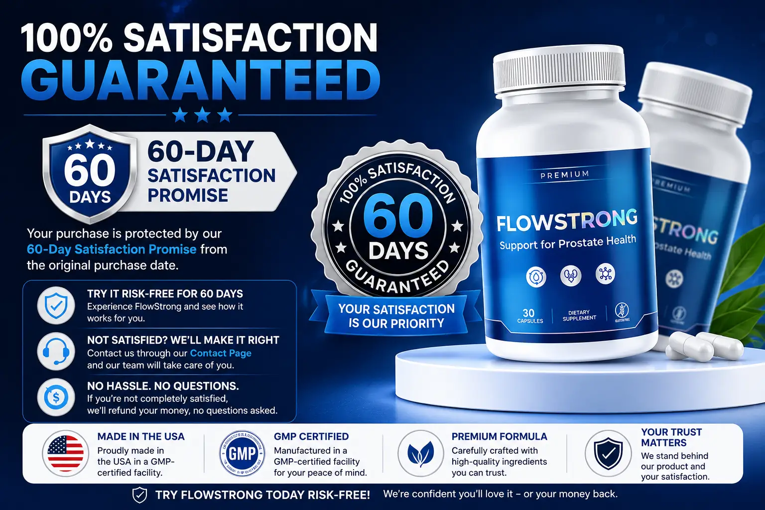 FlowStrong 60-day guarantee image